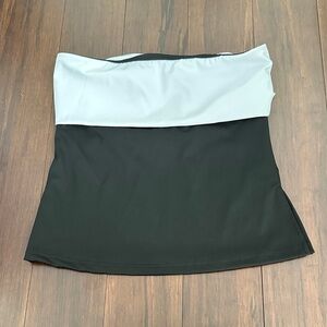 Elegant Black and White Women's Blouse